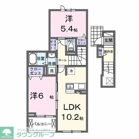 モーヴソレイユの物件間取画像